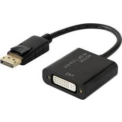Renkforce RF-4299048 DisplayPort Adapter [1x DisplayPort-kontakt - 1x DVI-uttag 24+5-polig]